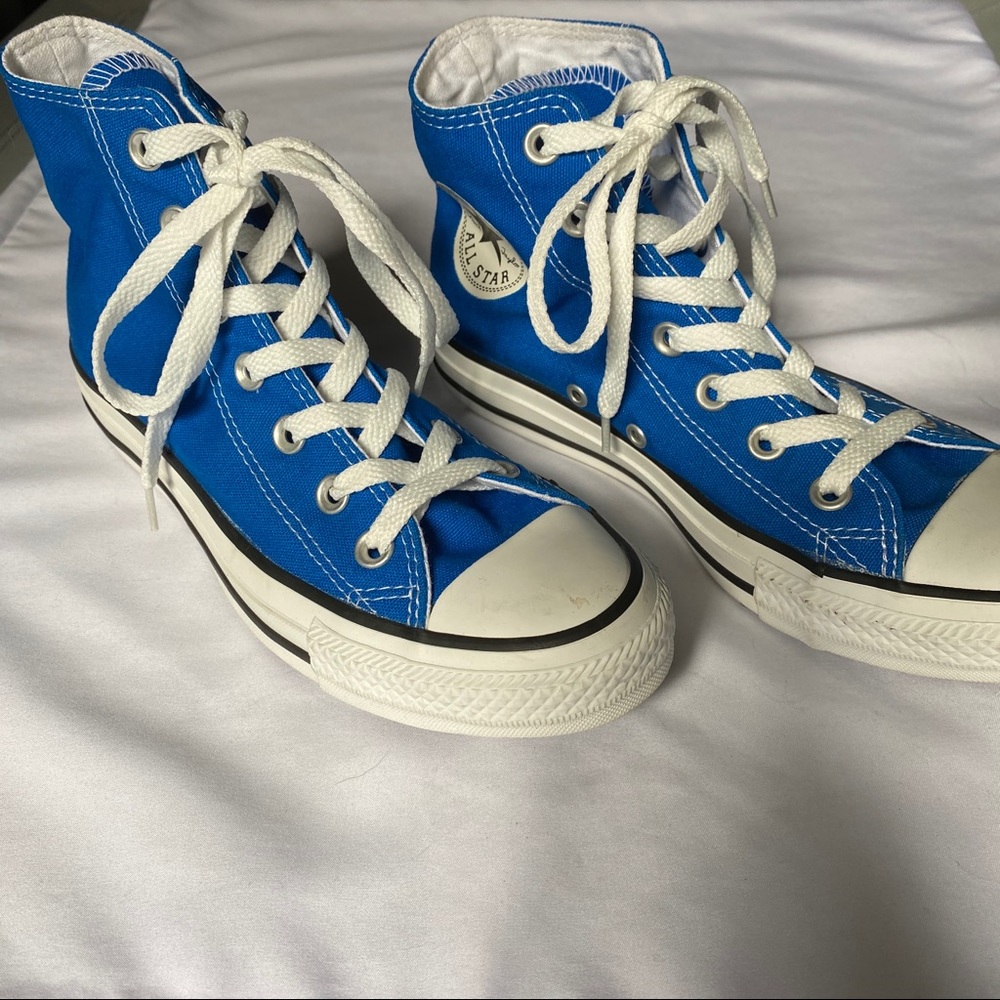 Blue high tops